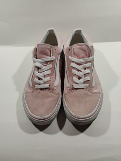 Vans old skool pink shoes size women 8