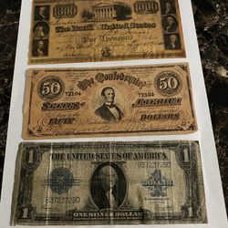 3 old bills
