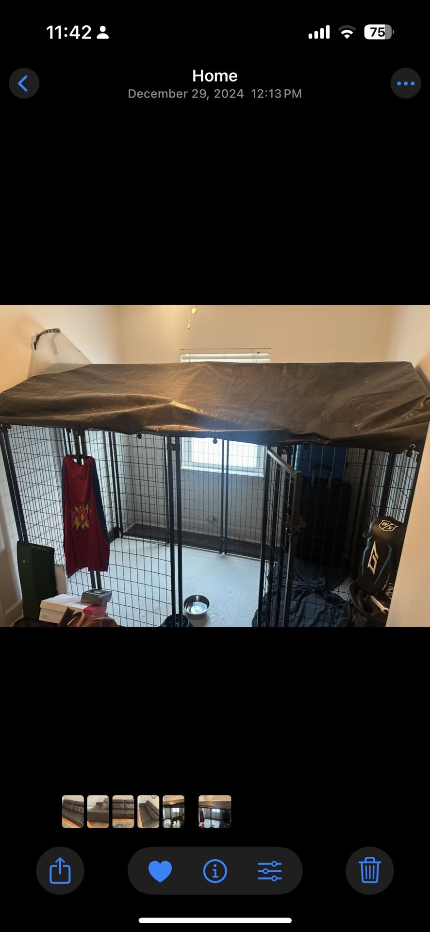 Huge Cage With Plastic 4 X 8 Floor