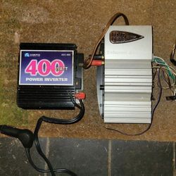 80 W Amplifier/400 Watt Power Inverter