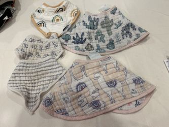 5 Baby Bib Bundle 