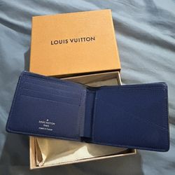 Louis Vuitton Men’s Blue Multiple Wallet