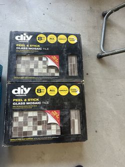 2 Boxes Of diy Tile