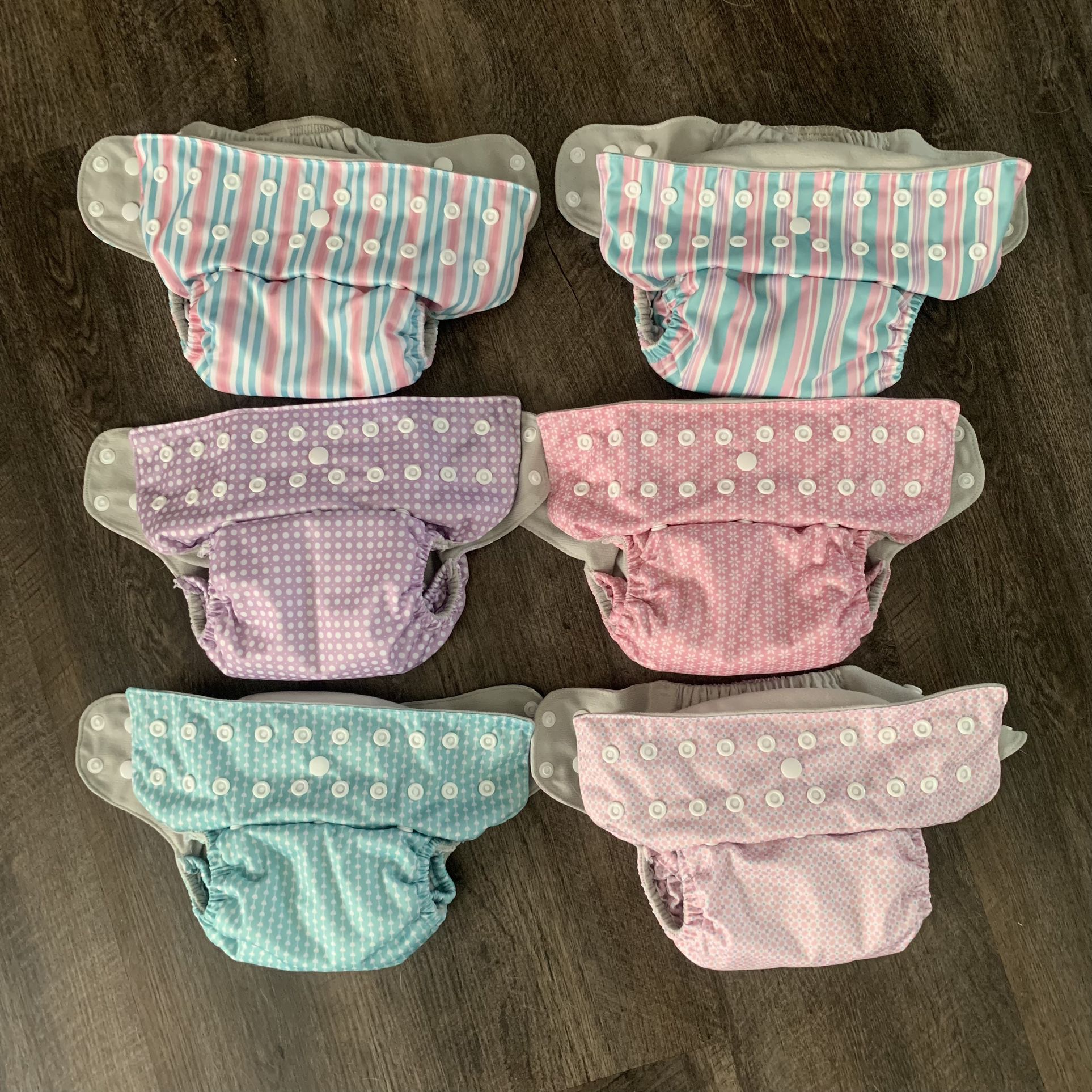 Girl Cloth diapers