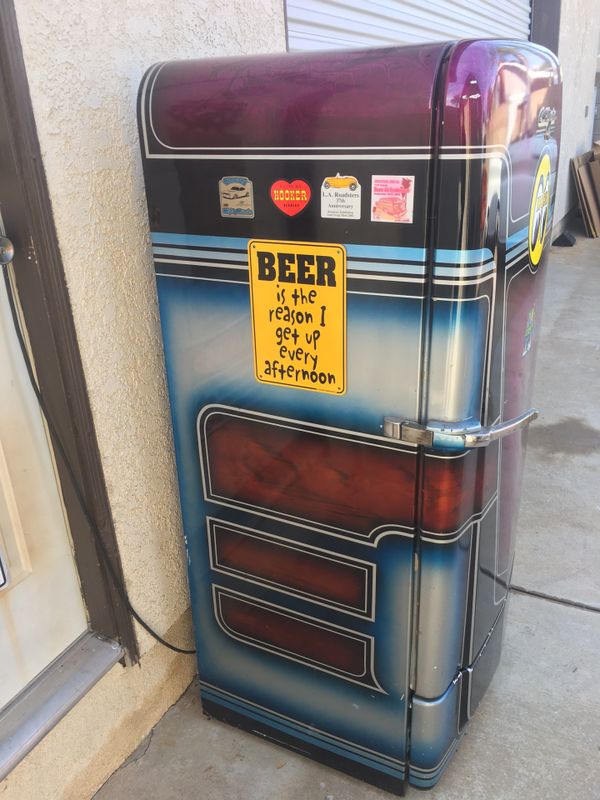 Custom painted vintage refrigerator for Sale in Glendora, CA OfferUp