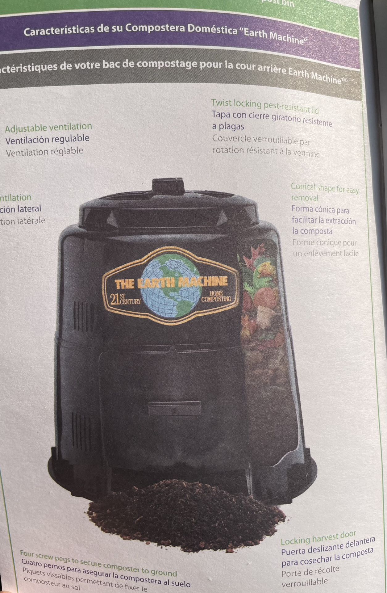 Orbis Earth Machine 80 Gallon Compost Bin