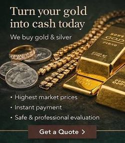We buy silver and gold