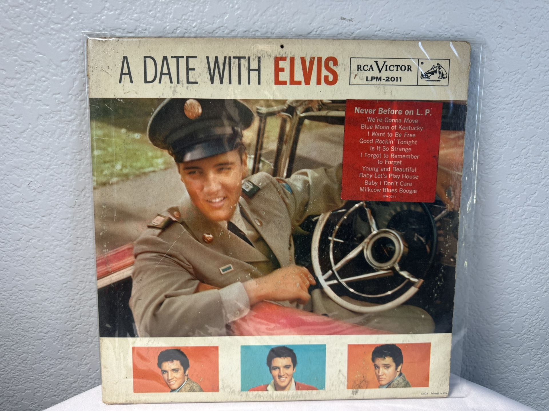 Elvis Presley – A Date With Elvis 1959 RCA Victor LPM-2011 Mono 1S 1st Press VG+