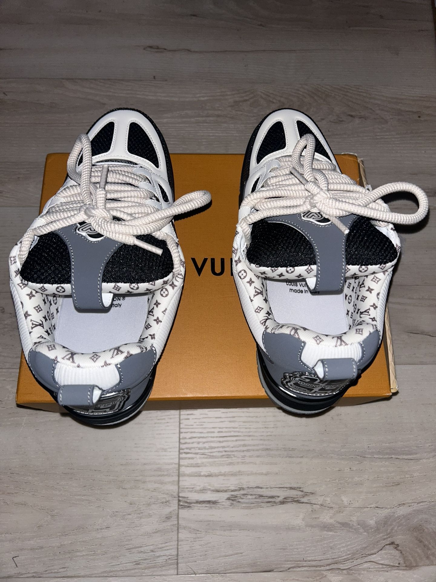 Louis Vuitton LV Skate Sneaker Black And White
