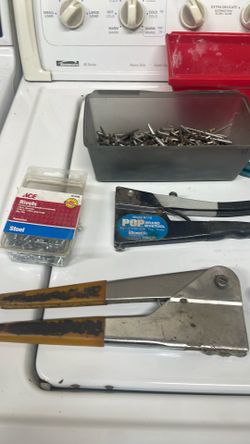Pop rivet tools and assorted rivets
