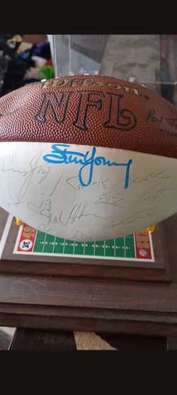Steve Young Super Bowl 1994 team signed footballs by the super bowl champions