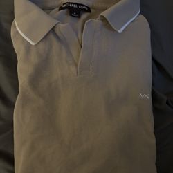 Michael Kors Light Brown Polo Shirt Let Me Know For A Price 
