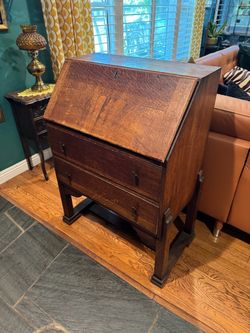 Fold down secretary desk