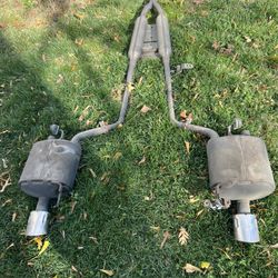 Stock G37 Sedan Exhaust Muffler Delete