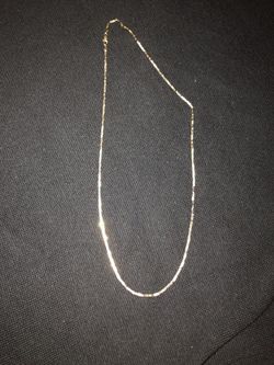 14 kt. gold plated necklace. 18 inch