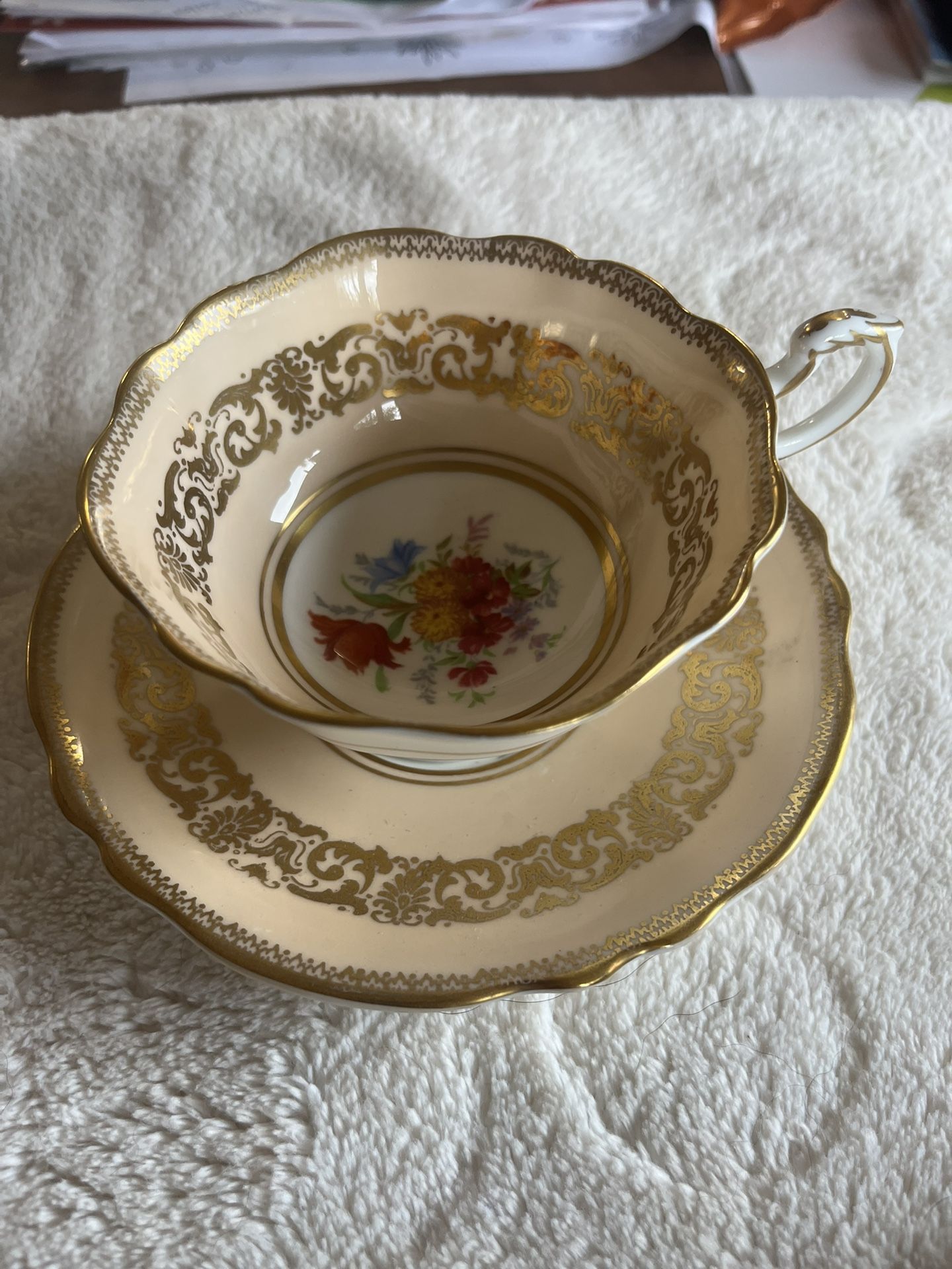 Vintage Paragon Bone China Teacup & Saucer -