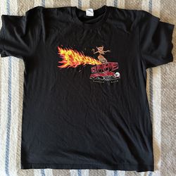 Supreme x Thrasher Back Tail Tee Black (FW24) Size L $40