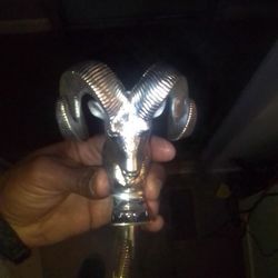 VINTAGE 1(contact info removed) CHROME DODGE RAMCHARGER HOOD ORNAMENT 