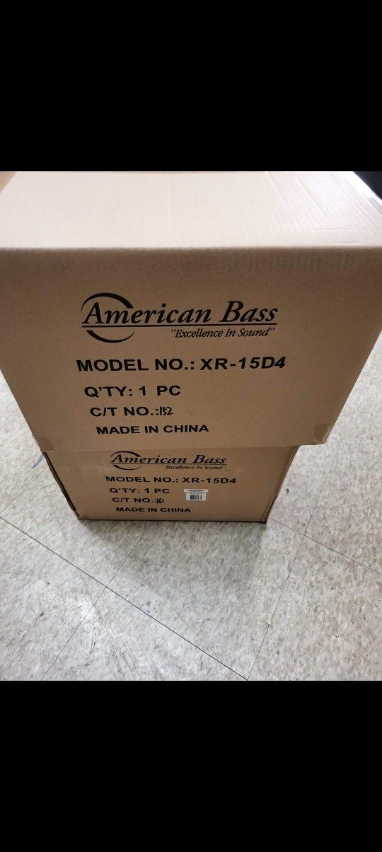 American Bass Xr 1544 New