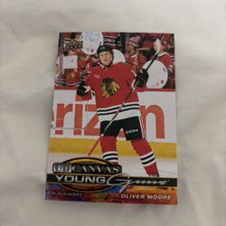 2025-26 Upper Deck Series 1 UD Canvas Young Guns Oliver Moore Rc