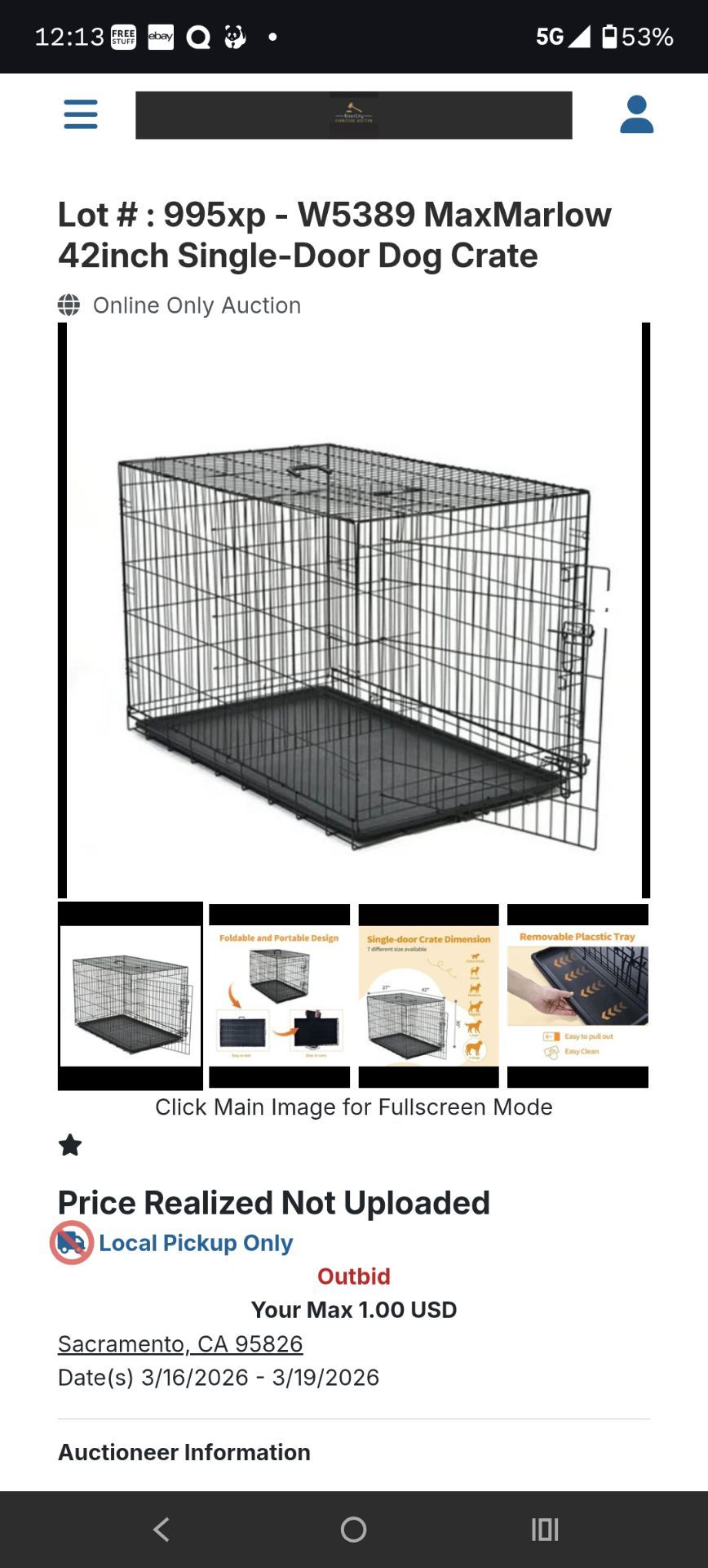 Double door huge cage