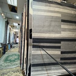 8x10 Area Rugs Carpet Rugs Modern Desgin Thick Colors Gray
