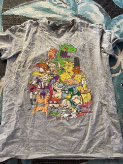Nickelodeon Cartoon Characters Graphic T-Shirt