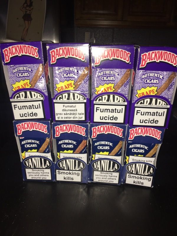 Vanilla and Grape Backwoods for sale