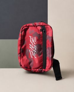 BAPE Red Camo Crossbody Shoulder Bag | Excellent Condition