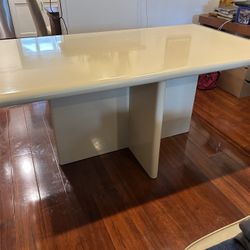 Vintage Formica Dining Table with Retro Charm + Chairs