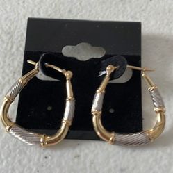 14 Kt Gold Earrings Pierced Earrings 