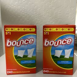 BOUNCE DRYER SHEETS 240 COUNT $10.00 EACH 