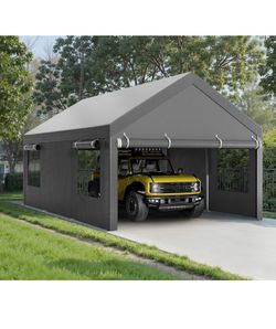 12x20 heavy duty carport with canopy