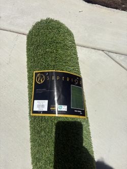 New Superior Artificial Turf Rug Grass 4' × 10' - Indoor/Outdoor Green Turf