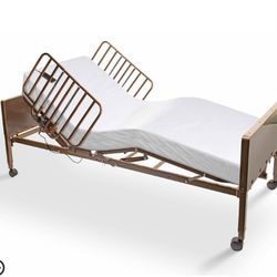 Electric Hospital Bed With Mattress 