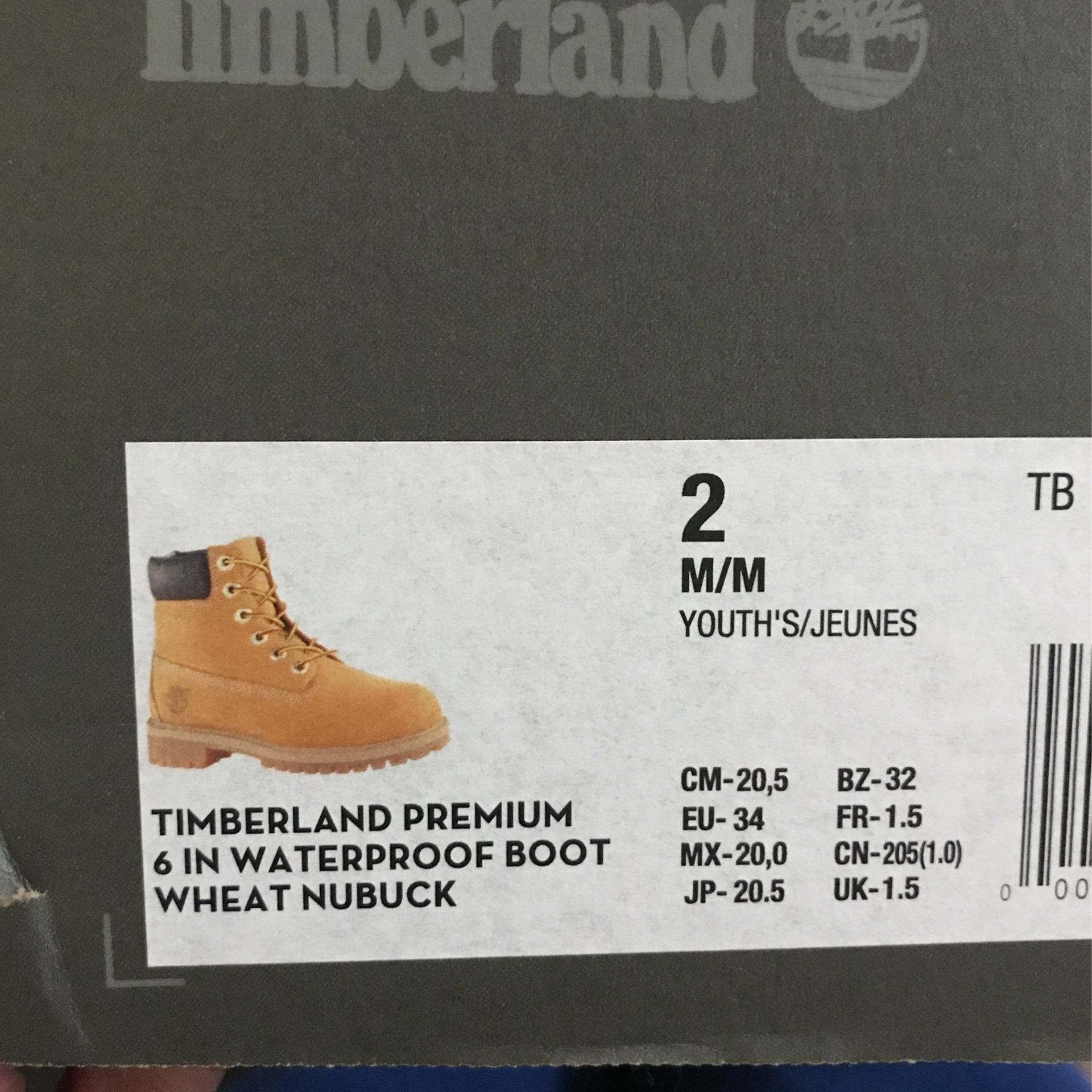 Size 2 Timberland Boots Never Worn 