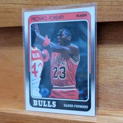Michael Jordan 1988 Fleer # 17