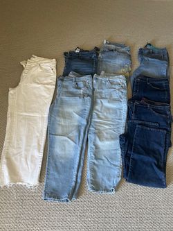 Lot of women’s jeans and capris size 16-18 XL