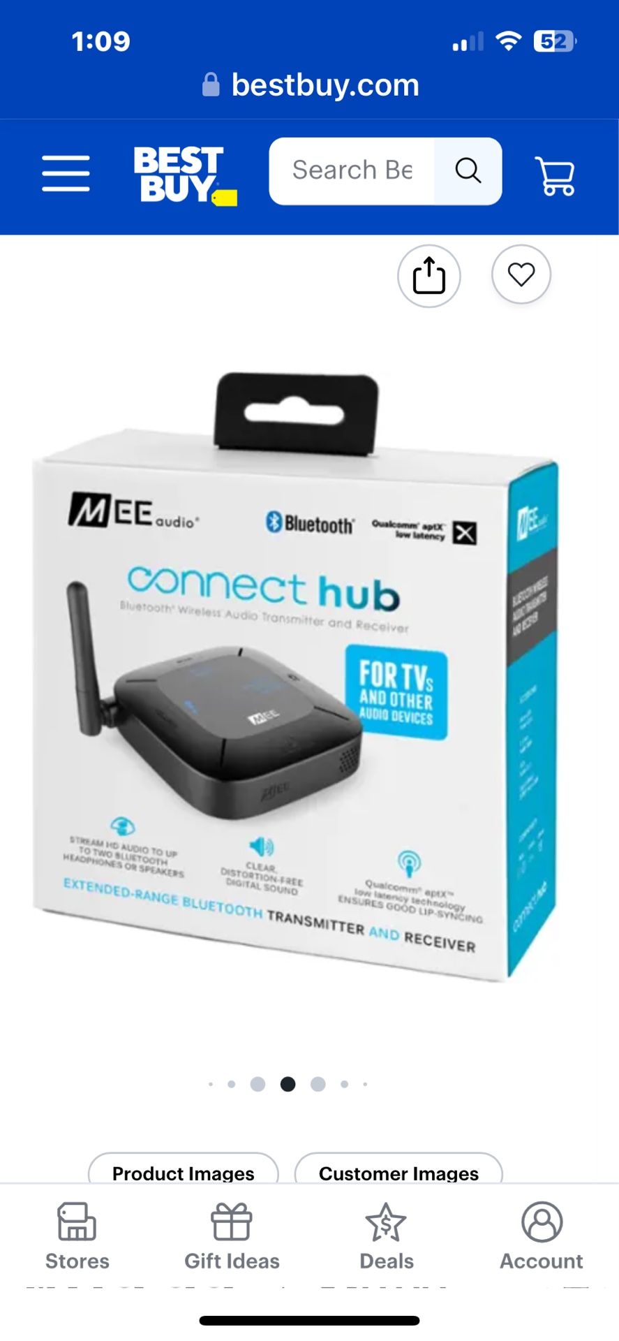  Connect Hub as a Bluetooth transmitter, streaming audio from your TV to your Bluetooth headphones or speakers