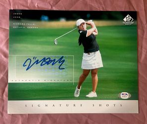 Jeong Jang SP Signature Golf Autographed Card PSA