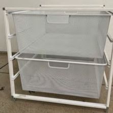 Mesh storage drawers