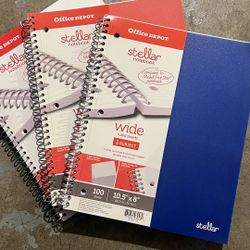 Pack Of 100 Sheet notebooks (wide Ruled)