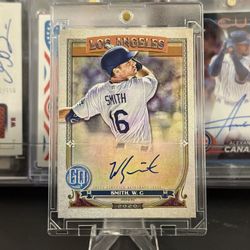 Will Smith Autographed Card LA Dodgers