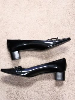 Coach black heels Sz 8.5