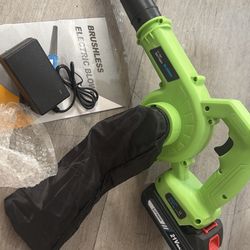 2-in-1 Electric Leaf Blower and Suction,Cordless Handheld BlowerPortable for Lawn, Jobsite, Pet Hair, Garage