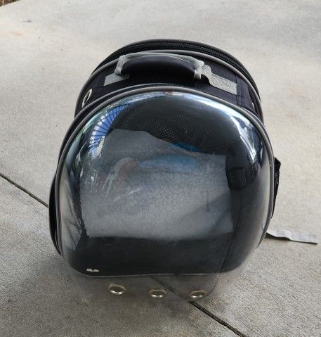 Whisker City Expandable Plastic Backpack Cat Carrier