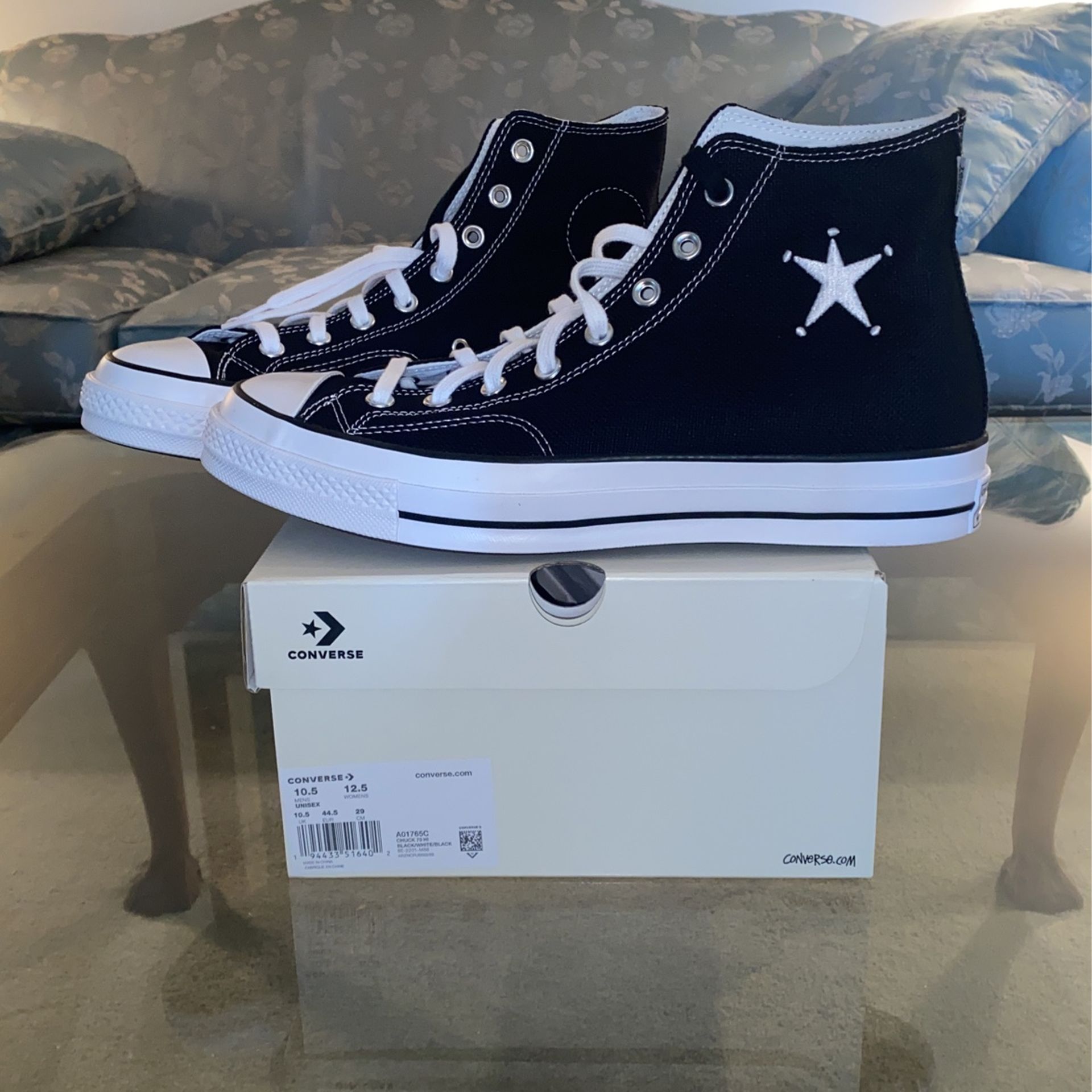 Stussy Converse Chuck Taylor DS Size 10.5 + 13