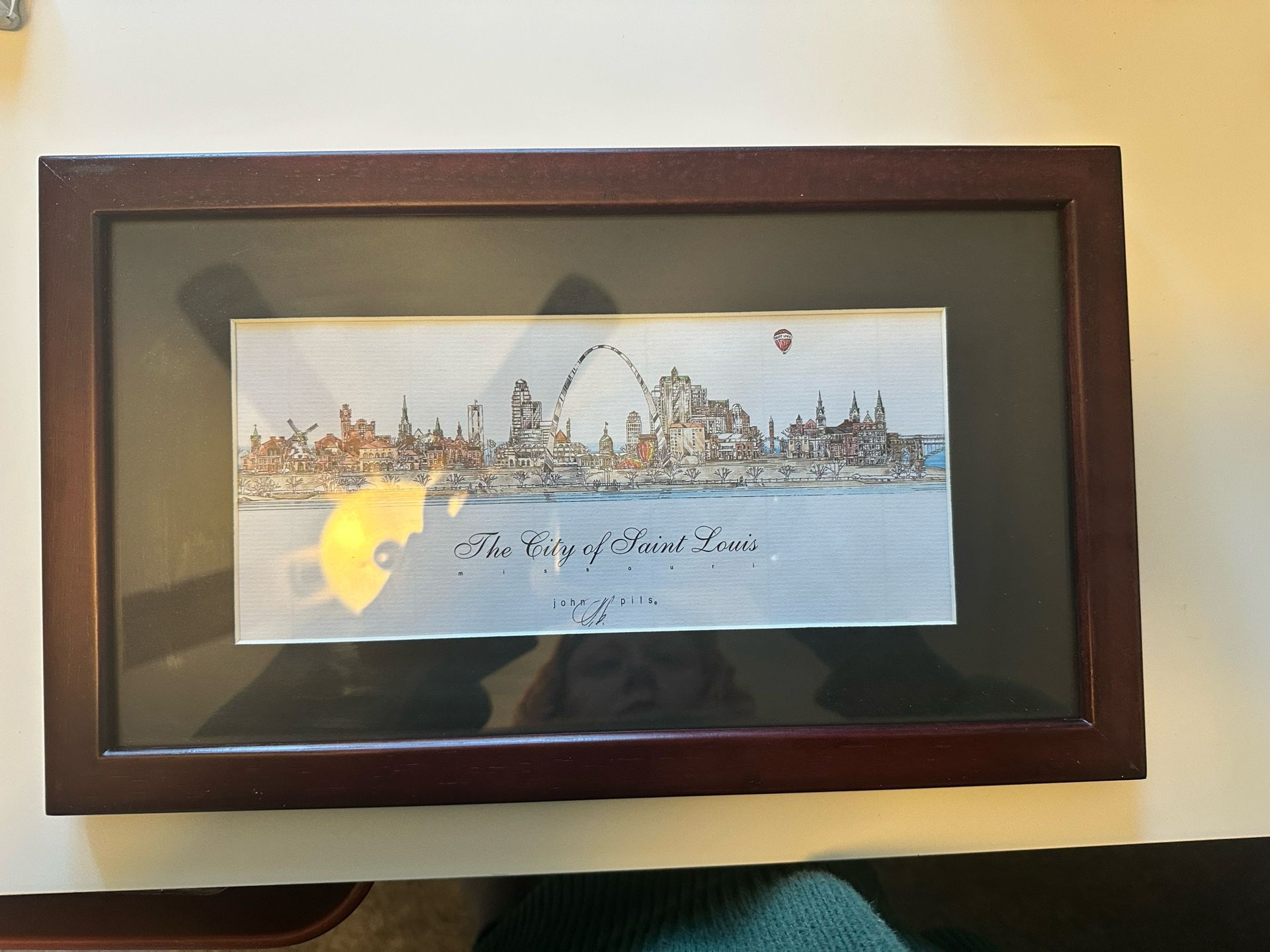The City Of St. Louis Print By John Pils - Signed By The Artist