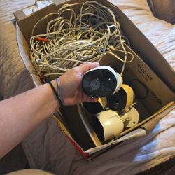 Security Cameras And Door Sensors