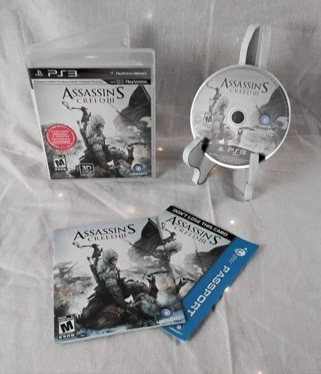 PS3 Game Action Adventure Assassin's Creed III